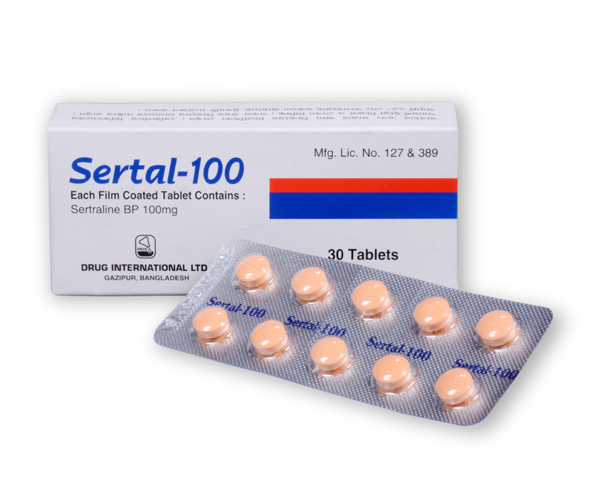 Sertal 100 mg Tablet-10's Strip