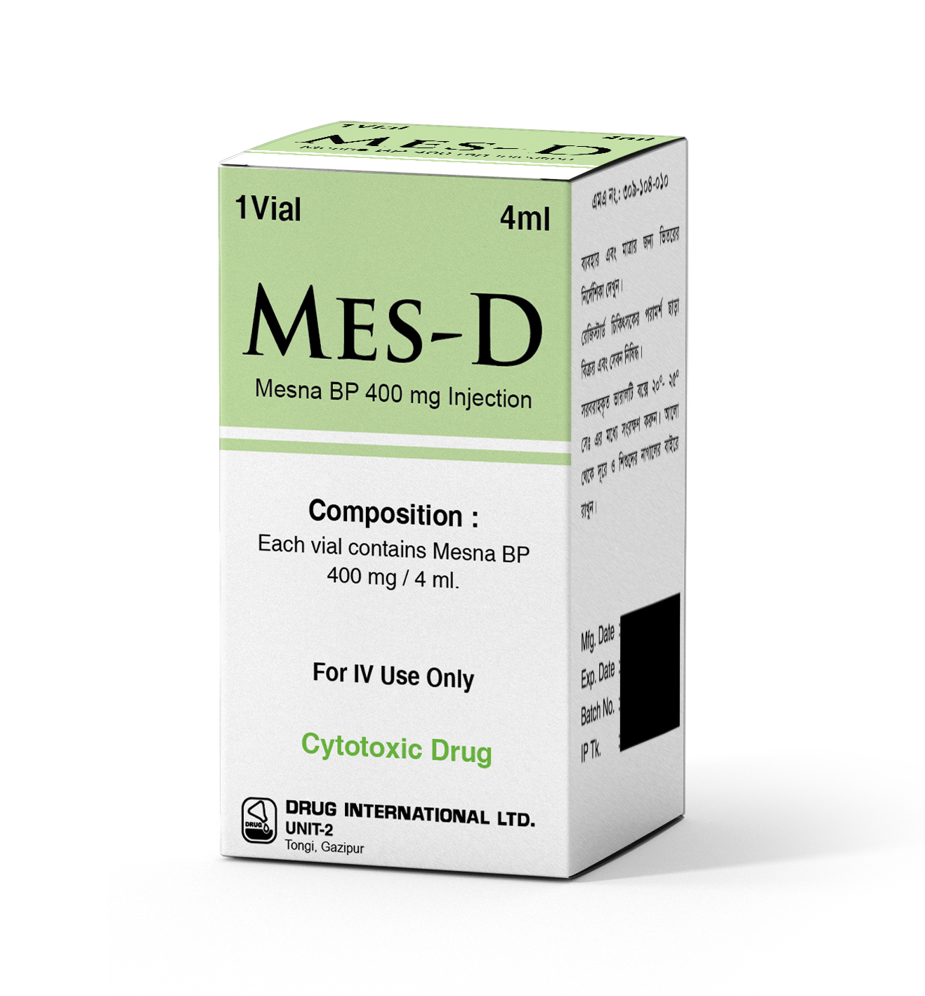 Mes-D 400 mg/4 ml IV Injection