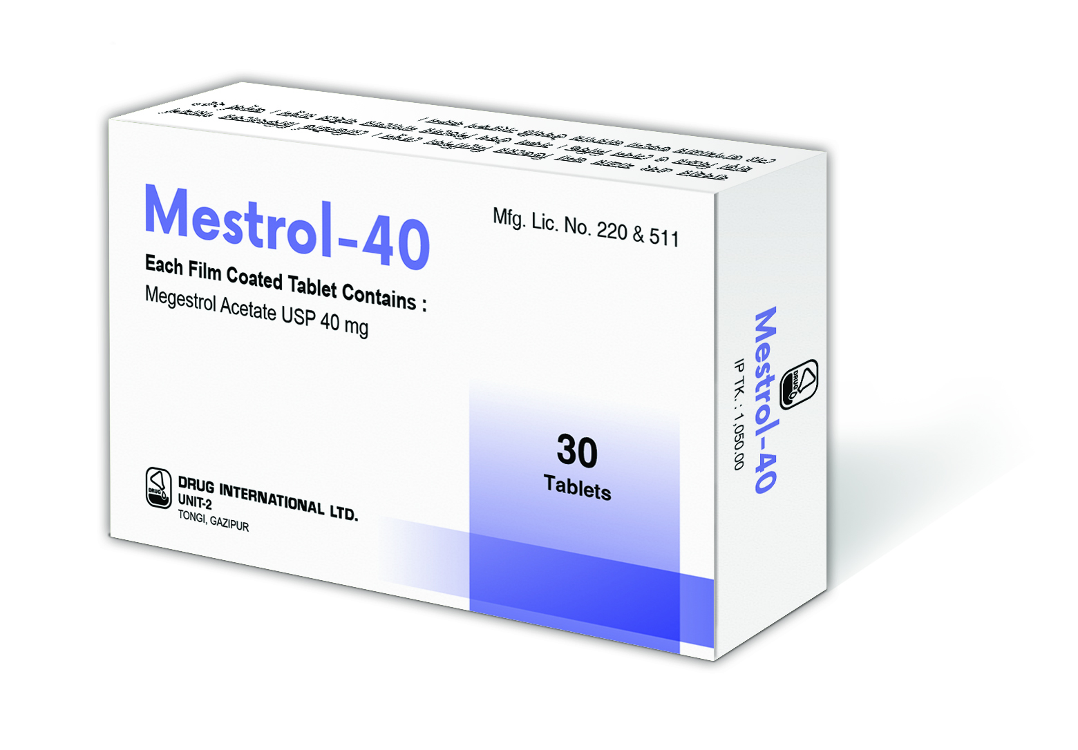 Mestrol 40 mg Tablet-30's Pack