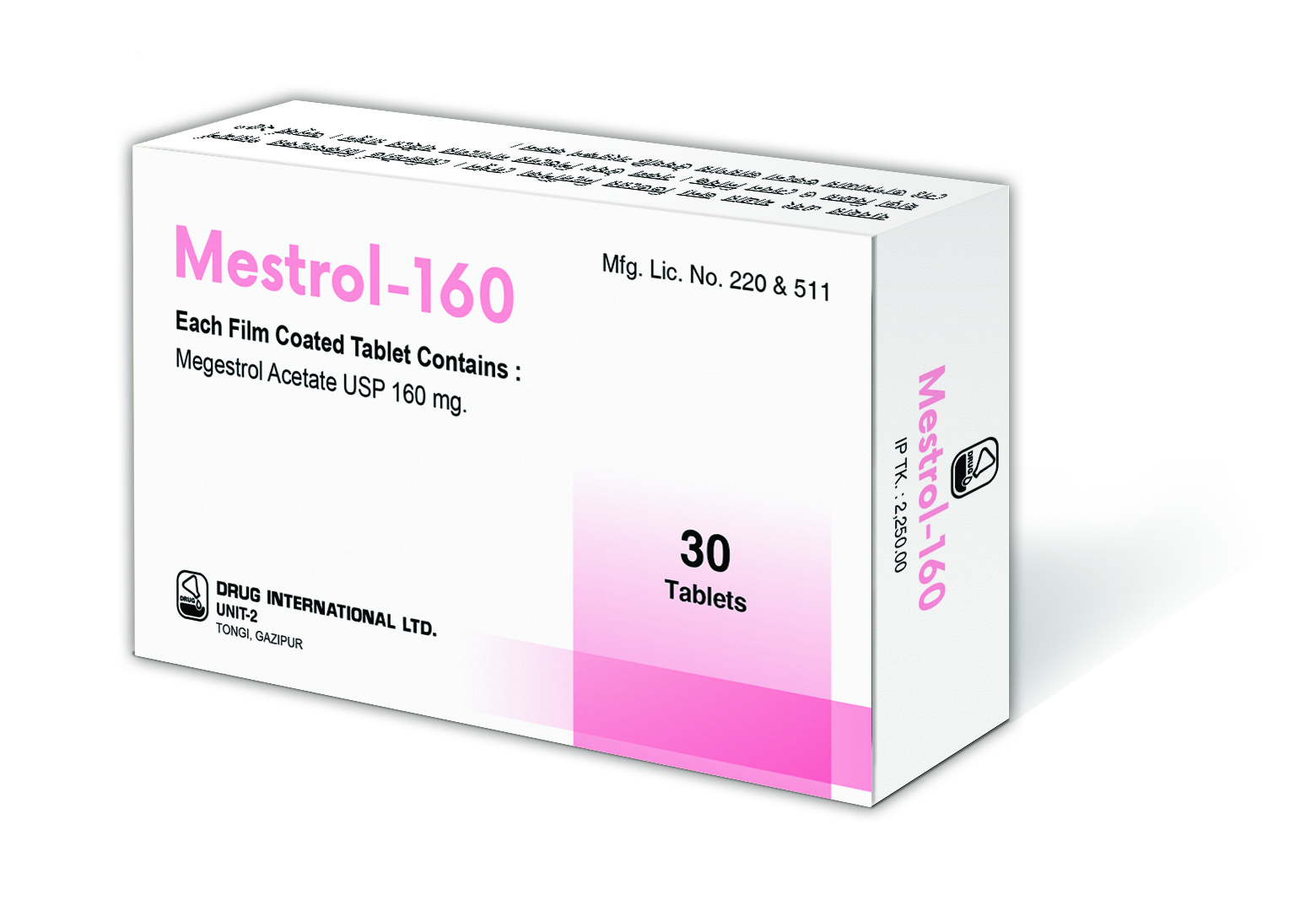 Mestrol 160 mg Tablet-30's Pack