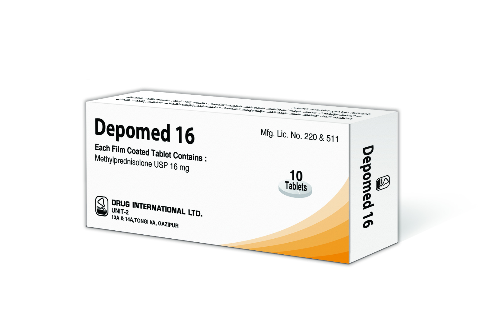 Depomed 16 mg Tablet-10's Pack