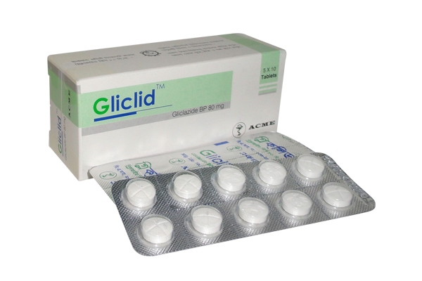 Gliclid 80 mg Tablet-10's Strip