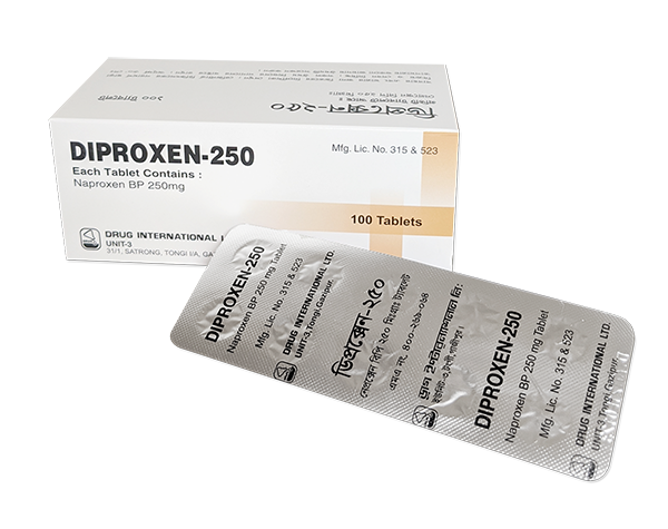 Diproxen 250 mg Tablet-10's Strip