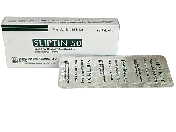 Sliptin 50 mg Tablet-14's Strip