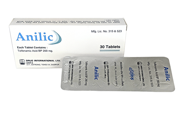 Anilic 200 mg Tablet-30's Pack