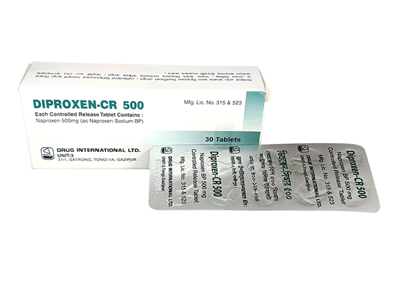 Diproxen CR 500 mg Tablet-10's Strip