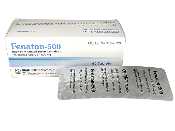 Fenaton 500 mg Tablet-60's Pack