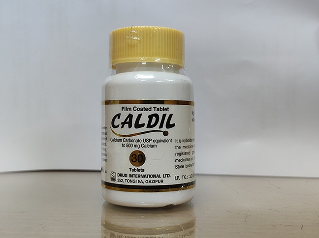 Caldil 500 mg Tablet-30's Pot