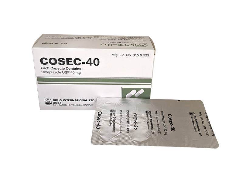 Cosec 40 mg Capsule-10's Strip