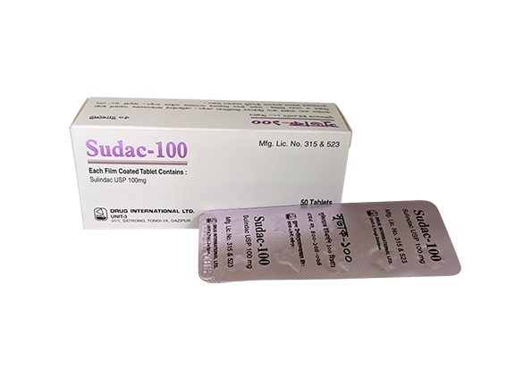 Sudac 100 mg Tablet-10's Strip