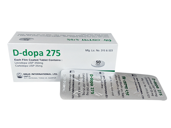 D-Dopa 275 mg Tablet-50's Pack