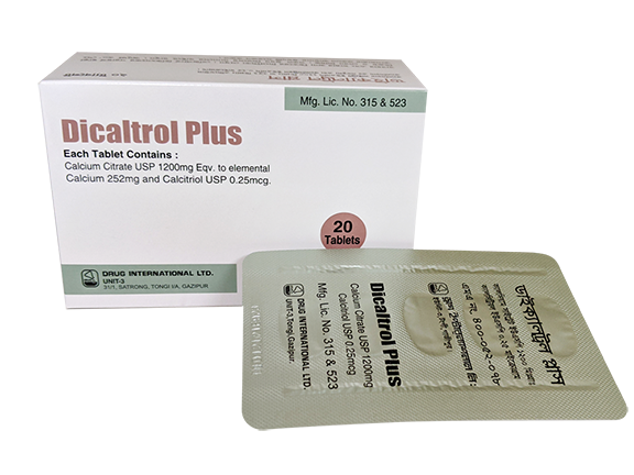 Dicaltrol Plus Tablet-5's Strip