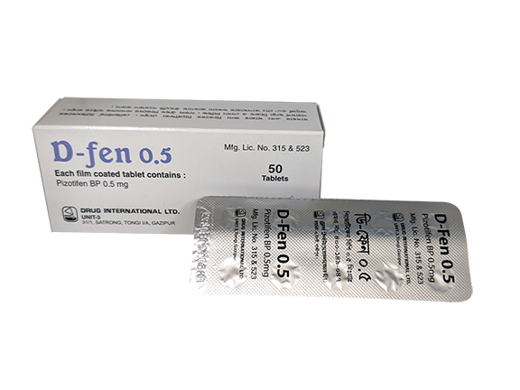 D-Fen 0.5 mg Tablet-10's Strip