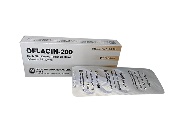 Oflacin 200 mg Tablet-10's Strip