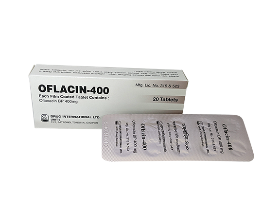 Oflacin 400 mg Tablet-10's Strip