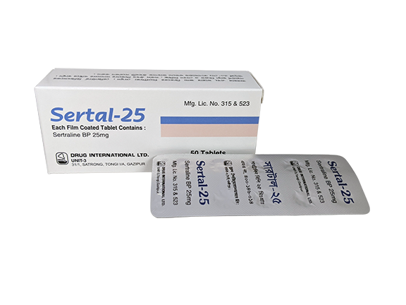 Sertal 25 mg Tablet-10's Strip