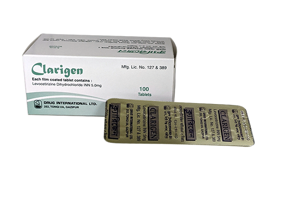 Clarigen 5 mg Tablet-100's Pack