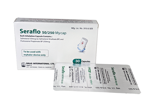 Seraflo 50/250 Mycap Inhalation Capsule-30's Pack