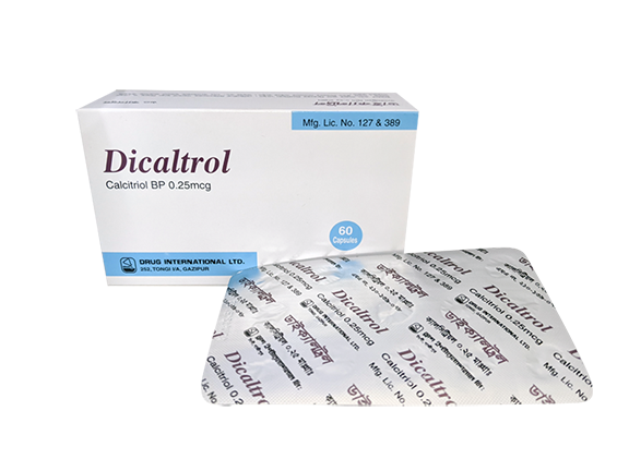 Dicaltrol 0.25 mcg Capsule-15's Strip