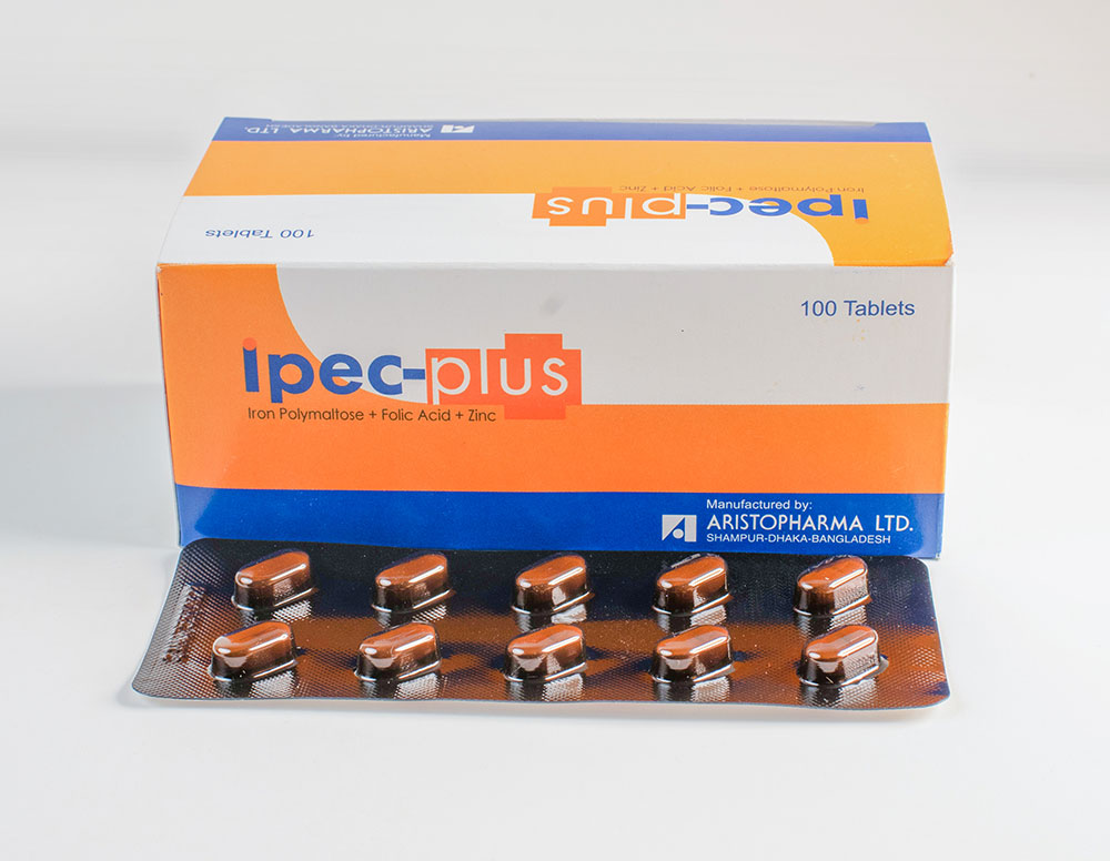 Ipec-Plus Tablet-10's Strip