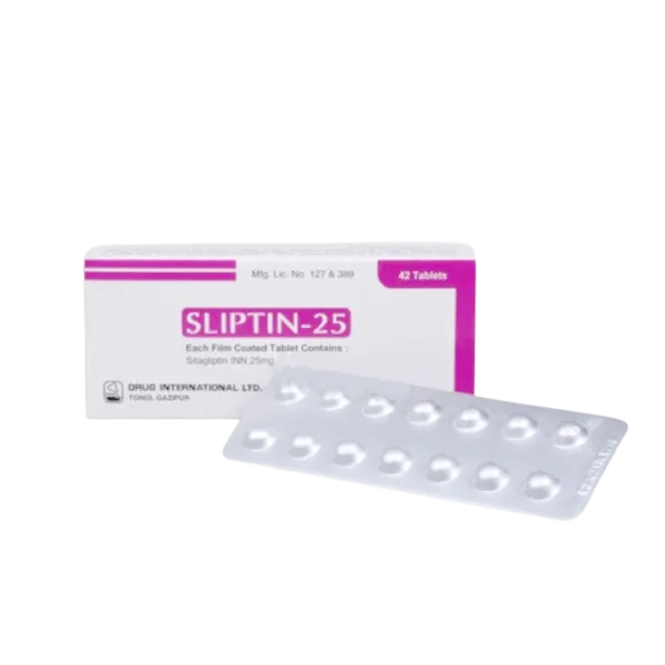 Sliptin 25 mg Tablet-14's Strip