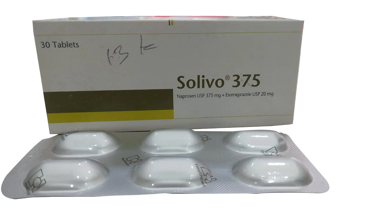 Solivo 375 mg Tablet-6's strip