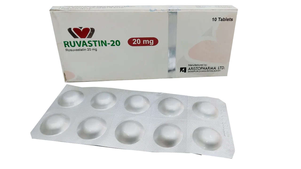 Ruvastin 20 mg Tablet-10's Pack