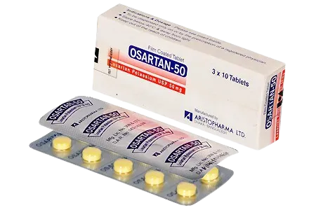 Osartan 50 mg Tablet-10's Strip