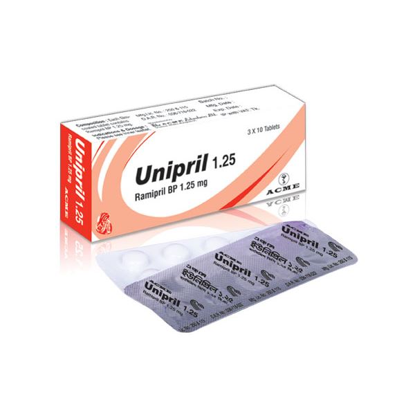 Unipril 1.25 mg Tablet-30's pack