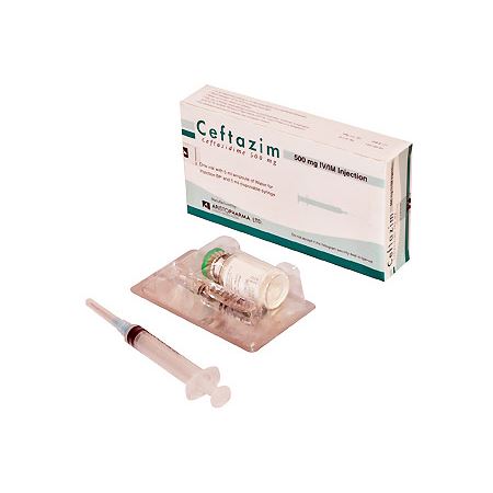 Ceftazim 500 mg IM/IV Injection