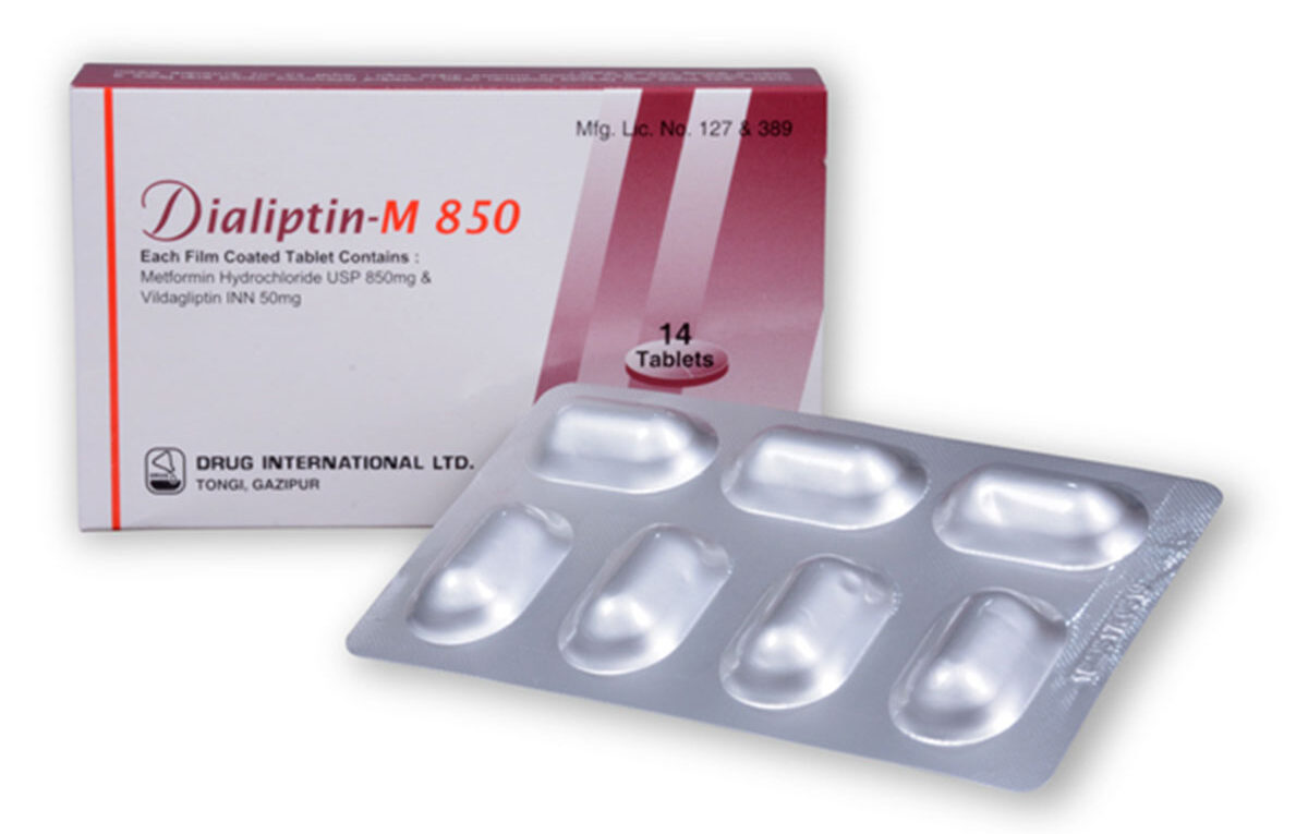 Dialiptin-M 50/850 mg Tablet-7's Strip