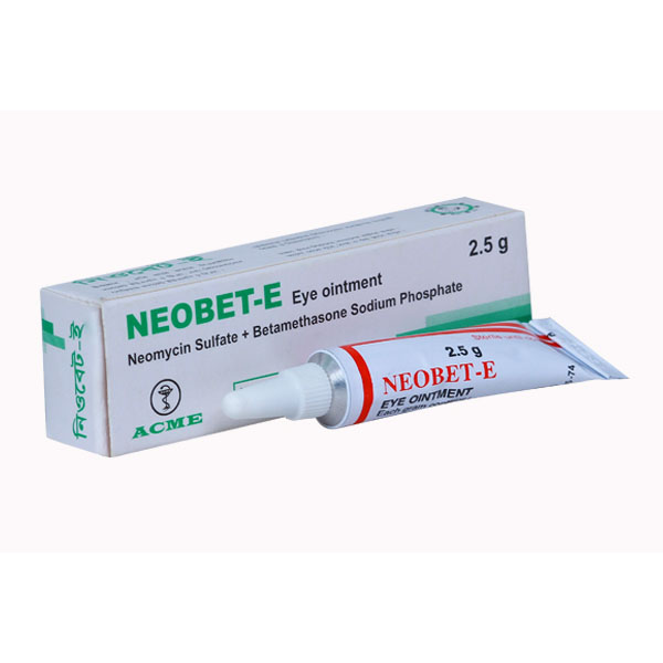 Neobet-E Eye Ointment-2.5 gm tube