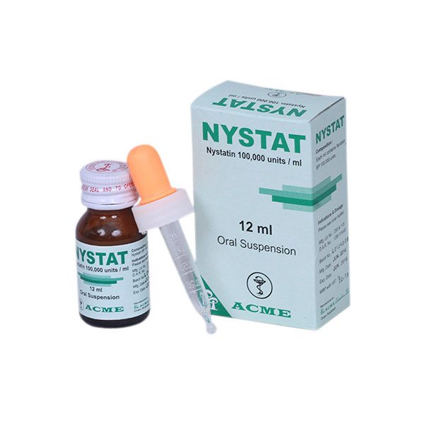 Nystat Oral Suspension-12 ml