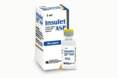 Insulet ASP (100 IU/3 ml Vial) Injection