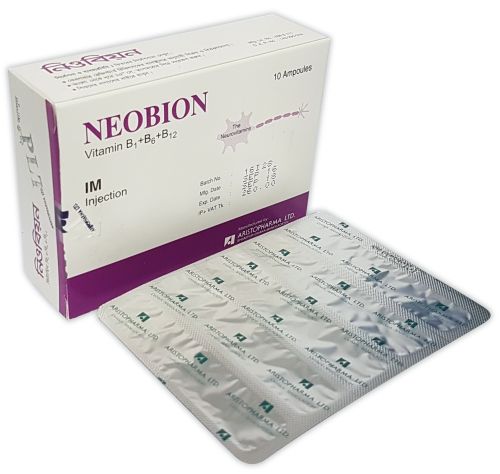 Neobion (100 mg+100 mg+1 mg)/3 ml IM Injection-10's Pack