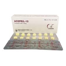 Acepril 10 mg Tablet-14's Strip