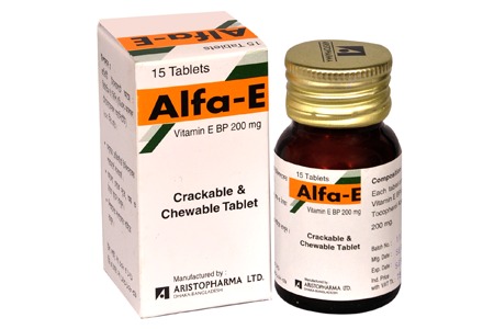 Alfa-E 200 mg Tablet-15's Pack