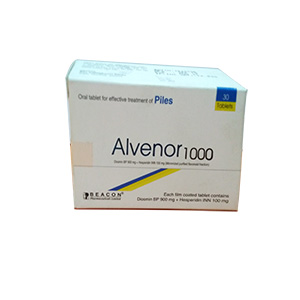 Alvenor 1000 mg Tablet-10's Strip