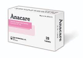 Anacare 1 mg Tablet-28's Pack