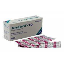 Anapril 10 mg Tablet-10's Strip