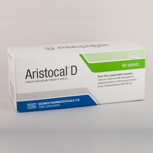 Aristocal D Tablet-10's Strip