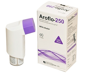 Aroflo 250 mcg HFA Inhaler-60 metered doses
