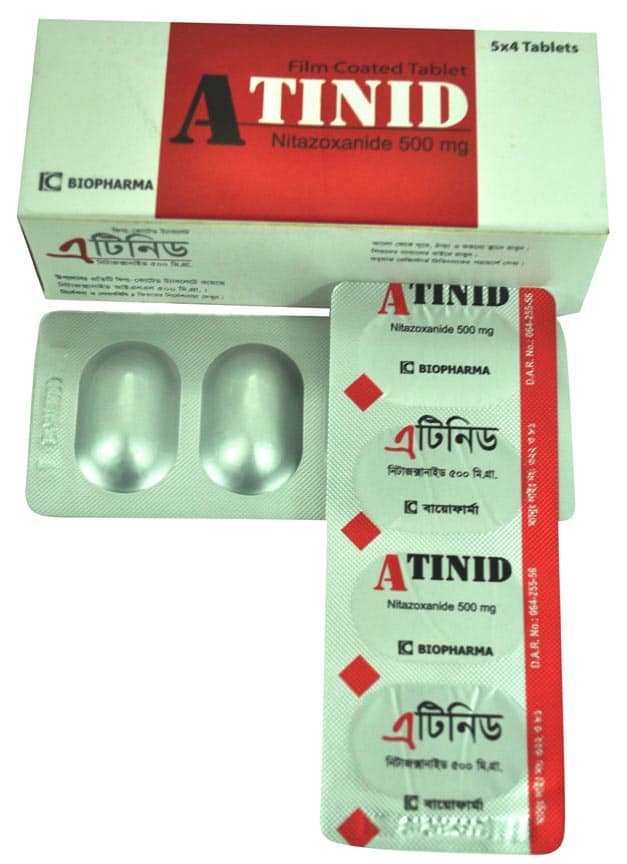 Atinid 500 mg Tablet-10's Strip