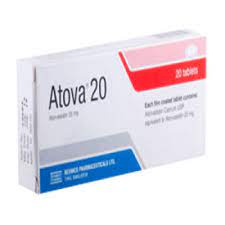 Atova 20 mg Tablet-15's Strip