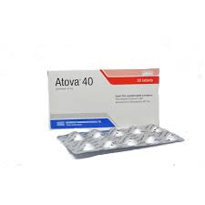 Atova 40 mg Tablet-10's Strip