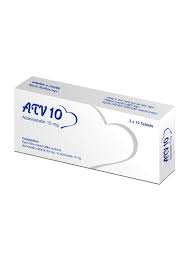 Atv 10 mg Tablet-10's Strip