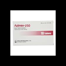 Azimex 250 mg Tablet-10's Pack