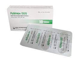 Azimex 500 mg Tablet-5's Strip