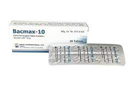 Bacmax 10 mg Tablet-14's Strip