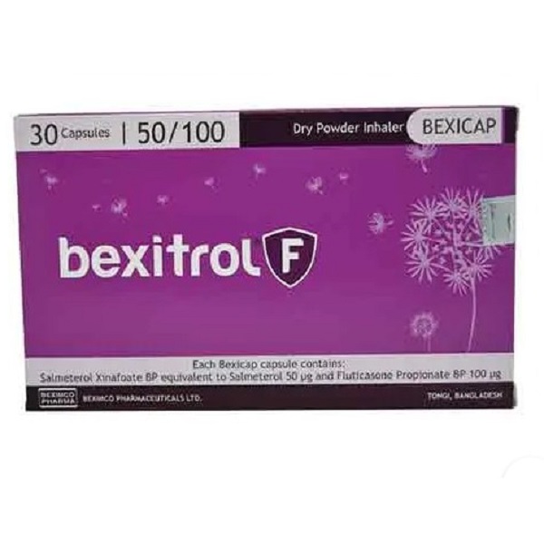 Bexitrol F 50/100 Bexicap Capsule-10?s Strip